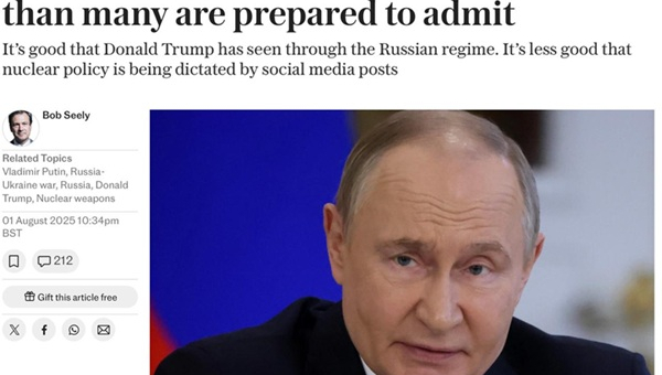 The Telegraph: Секретна ядерна доктрина РФ передбачає триетапний сценарій атаки